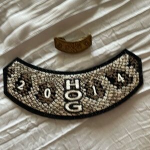 2014 Harley Davidson patch and pin